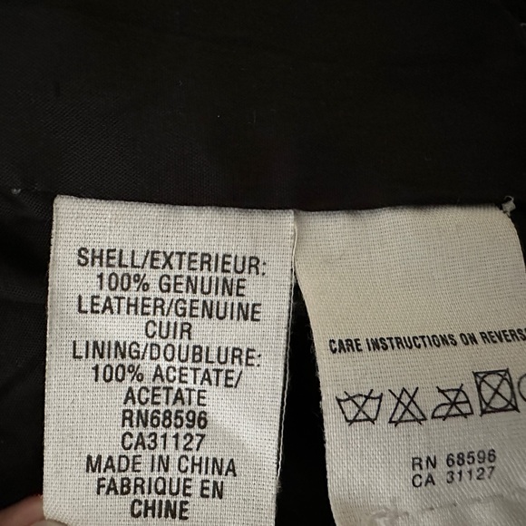 DKNY leather Jacket. Size Medium. Excellent condition. - Picture 5 of 5